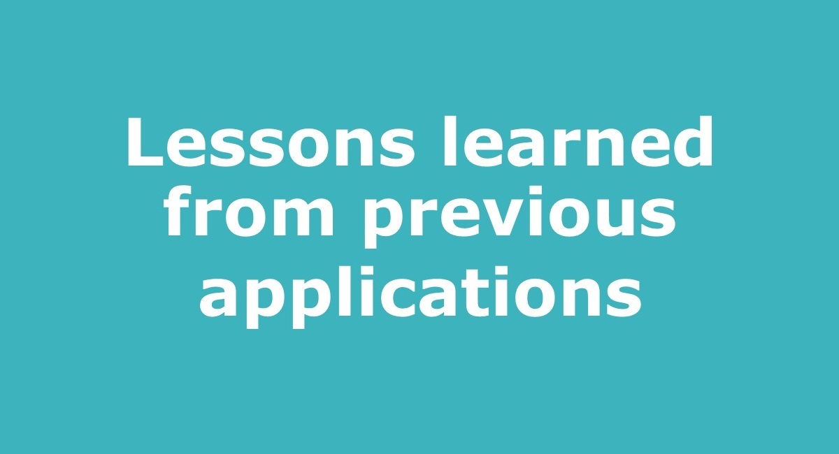 Codex-application-process-lessons-learned