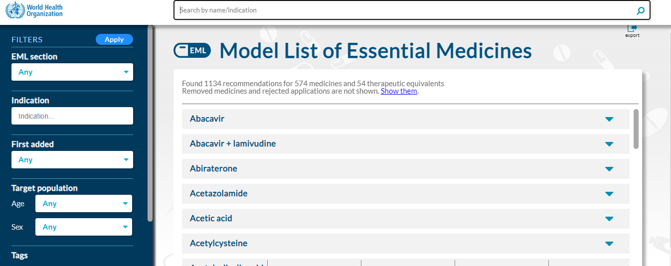 model list EM model list EM