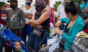 Migrants from Venezuela and Central America Photo of migrants from Venezuela and Central America