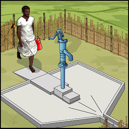 6-Tubewell-with-a-hand-pump-2023 Tubewell equipped with a hand pump