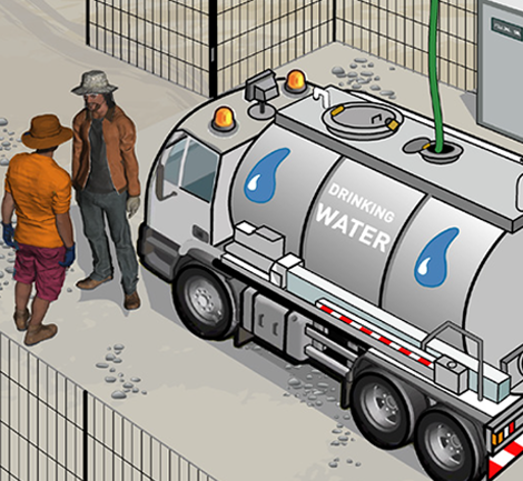 9-Filling-station-and-water-cart-2023 Filling station and a water cart