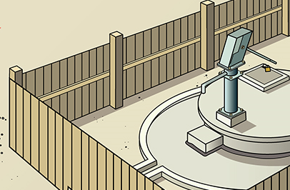 dug-well-20200506 Dug well equipped with a handpump