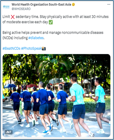 Stay physically active