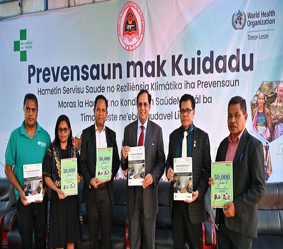 Timor-Leste: 50,000 people with hypertension and diabetes