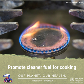 Promote cleaner fuel for cooking Promote cleaner fuel for cooking