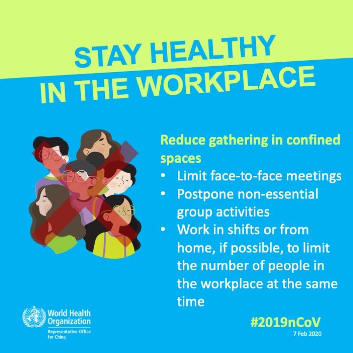 Stay healthy in the workplace 1