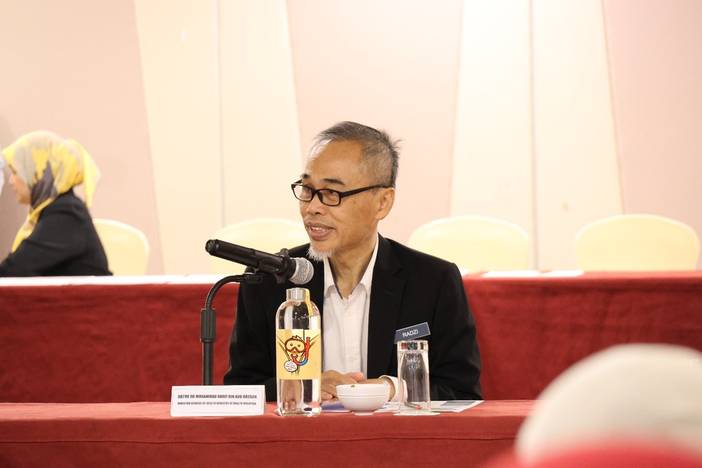 Dato Dr Muhammad Radzi Abu Hassan, Director General of Health, Ministry of Health Malaysia and co-chair of the NARC during his opening remarks.