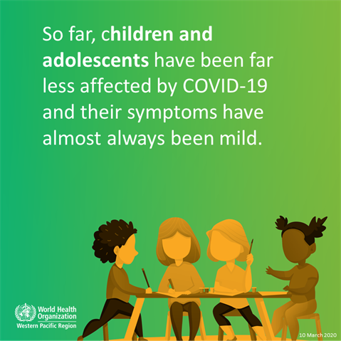 COVID-19 infographic Infographic of text