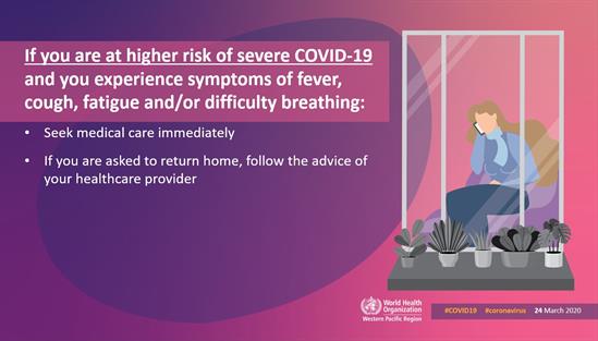 COVID-19 infographic Infographic of text