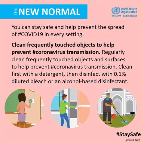 Reduce your risk of COVID-19 infection transmission 3 E